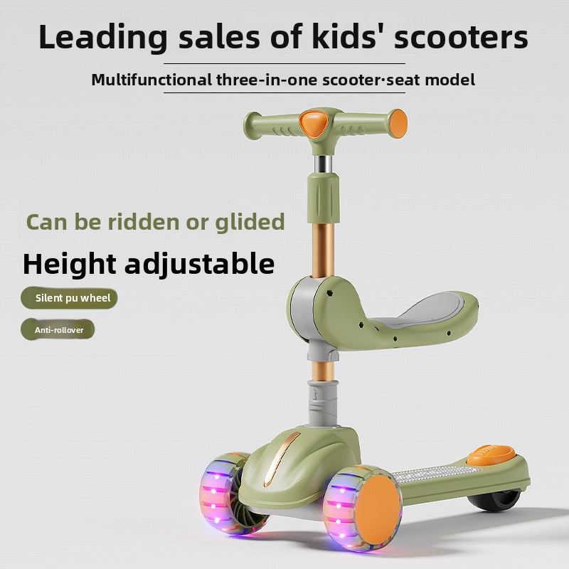 Children's three-in-one scooter