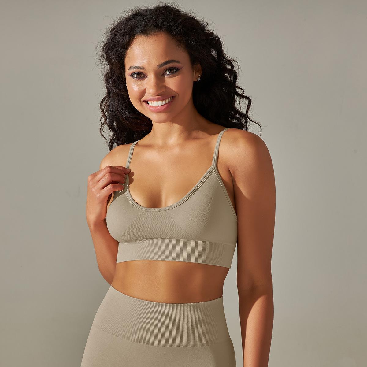 Seamless Quick-Drying Yoga Sports Bra for Women