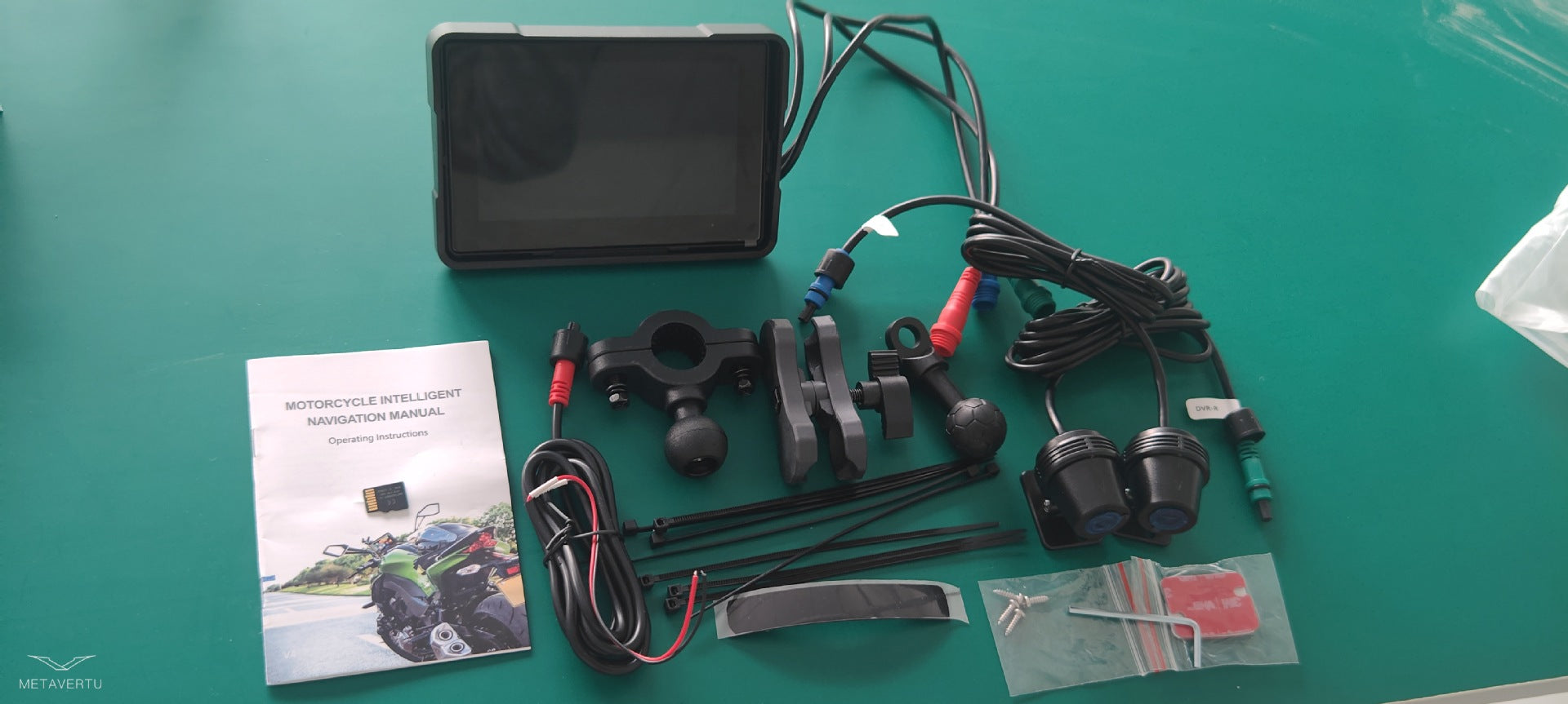 Motorcycle wireless navigation device