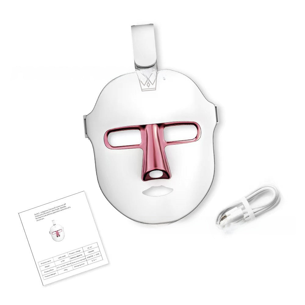 Rechargeable 7-Color LED Photon Skin Rejuvenation Beauty Mask