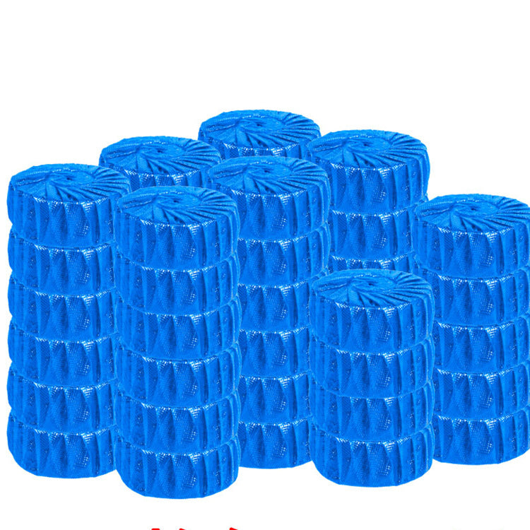 Blue Bubble Toilet Cleanser Block - Lavender Scent (10 Pack)