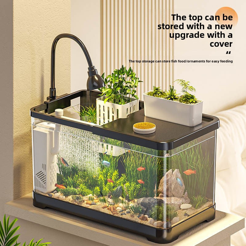 Desktop Fish Tank with Cover
