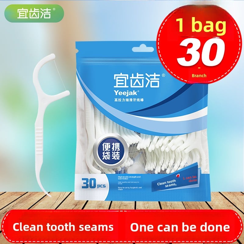 Family-sized ultra-fine dental floss