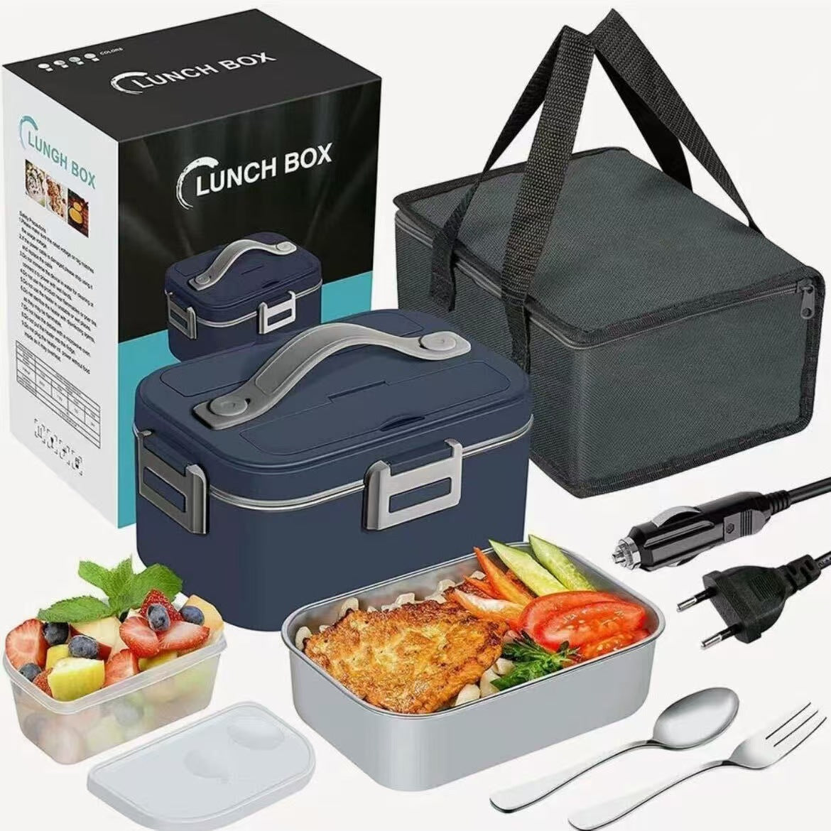 Dual-Purpose Electric Lunch Box with Stainless Steel Inner Tank