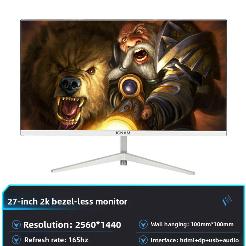 24 27-inch 2K 165Hz Frameless Computer Monitor