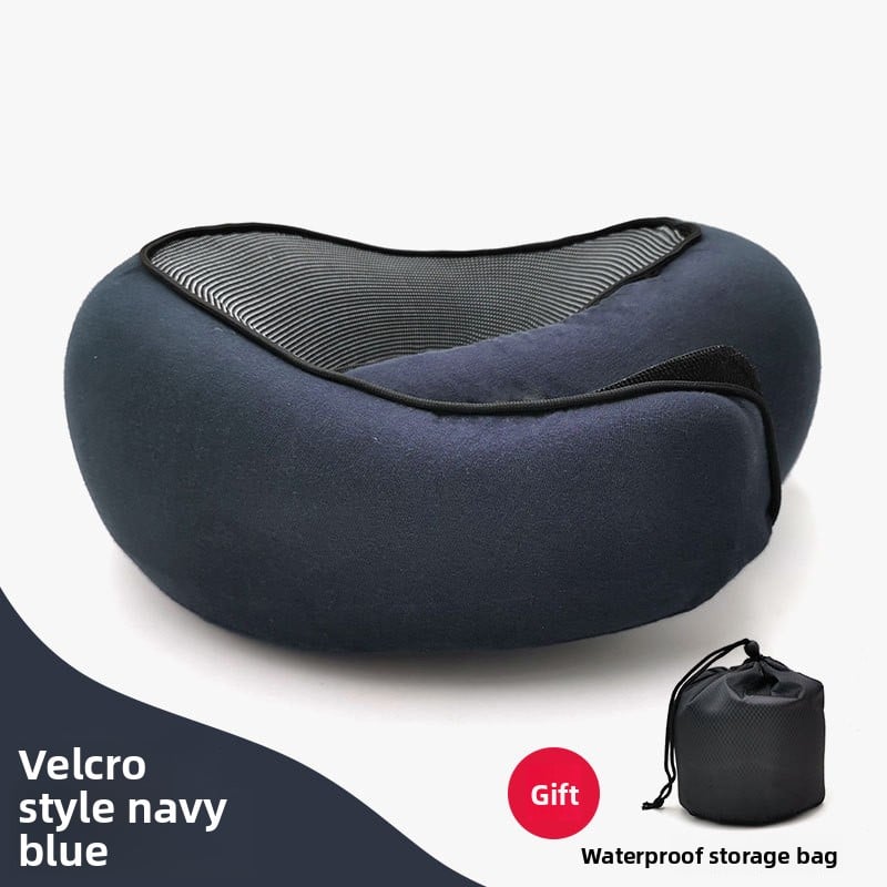 A U-shaped neck guard pillow that can be stored