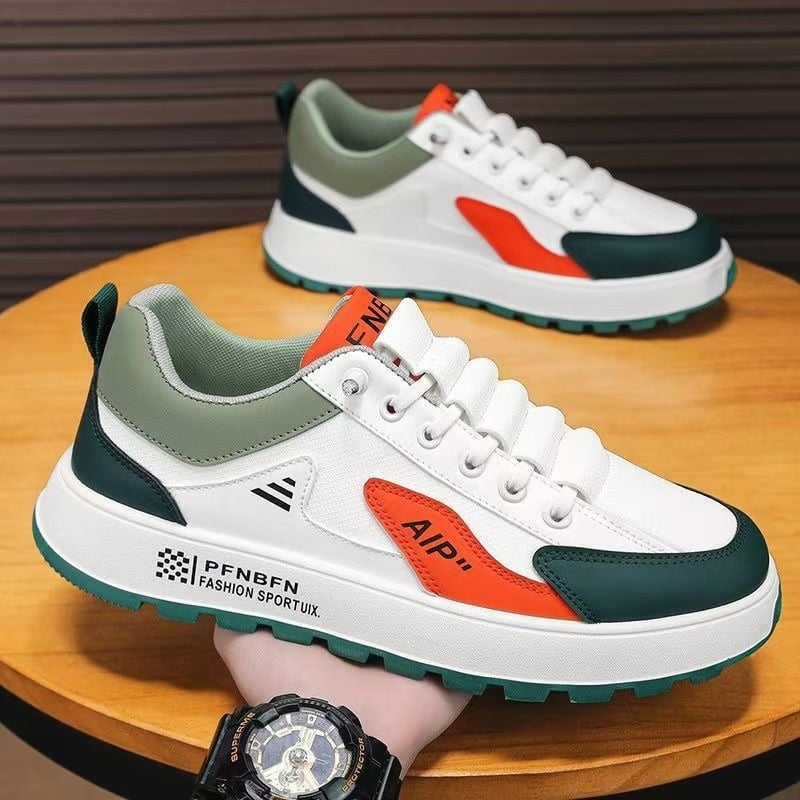 Leather men's casual durable slip-on shoes