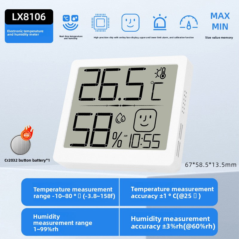 Digital Color Screen Temperature and Humidity Meter