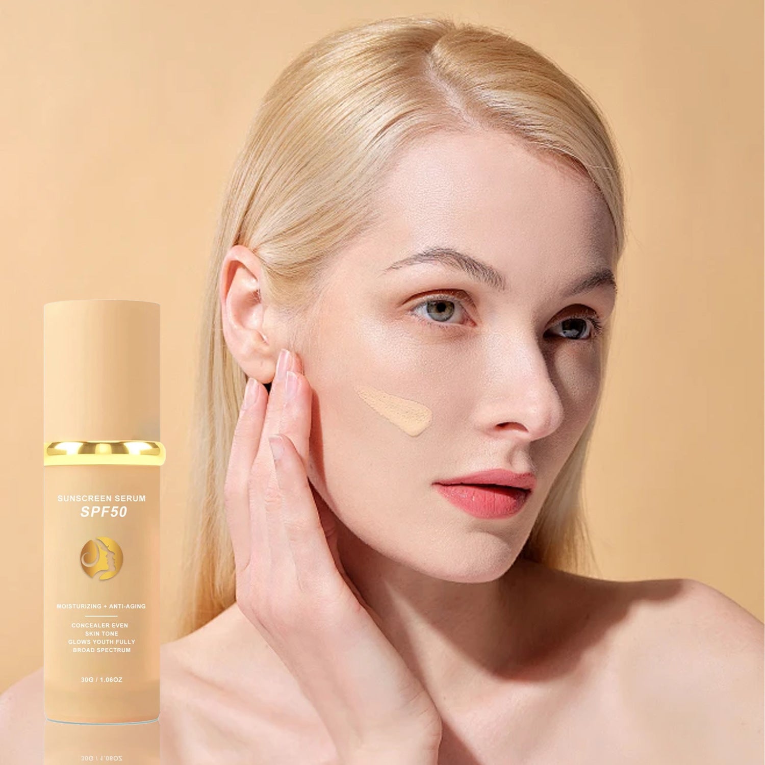 SPF50 4-in-1 Bionic Color-Changing Sunscreen with Concealer & Moisturizer
