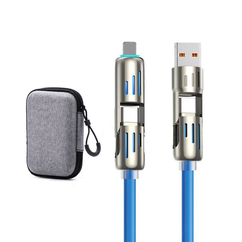 4-in-1 usb mobile phone data cable