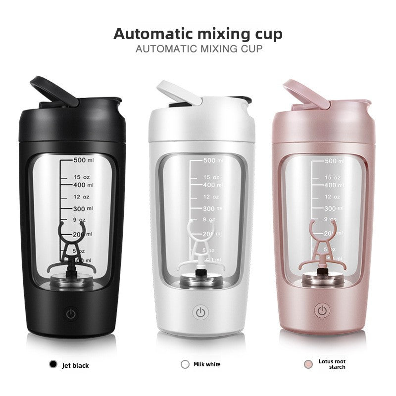Fully automatic mixing cup with charging function