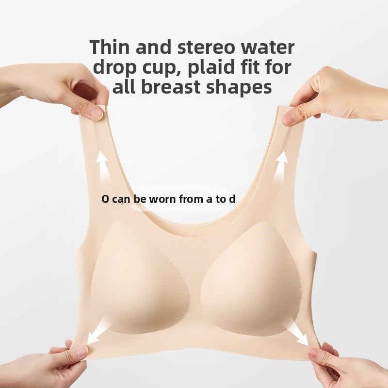 Seamless Shock-Proof Yoga Sports Bra for Large Breasts