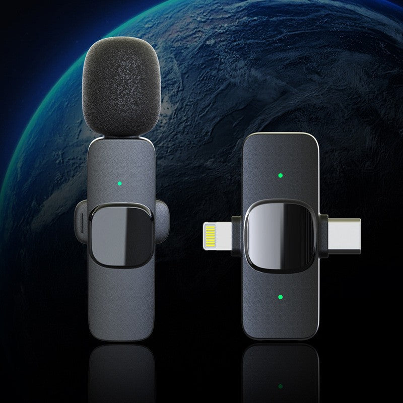 Wireless lapel microphone