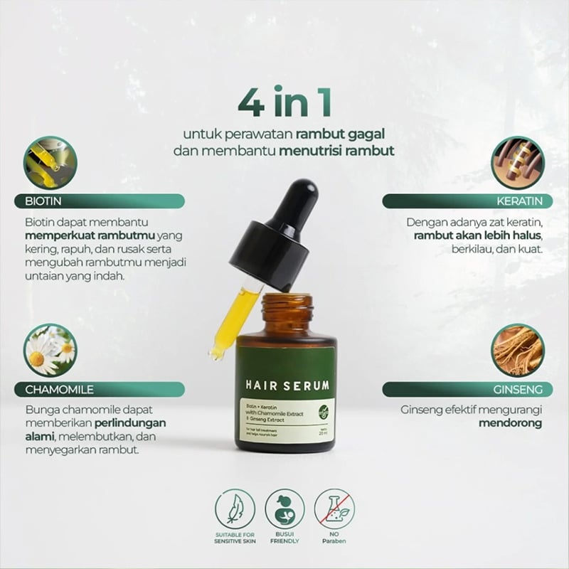 Hair care essential oil