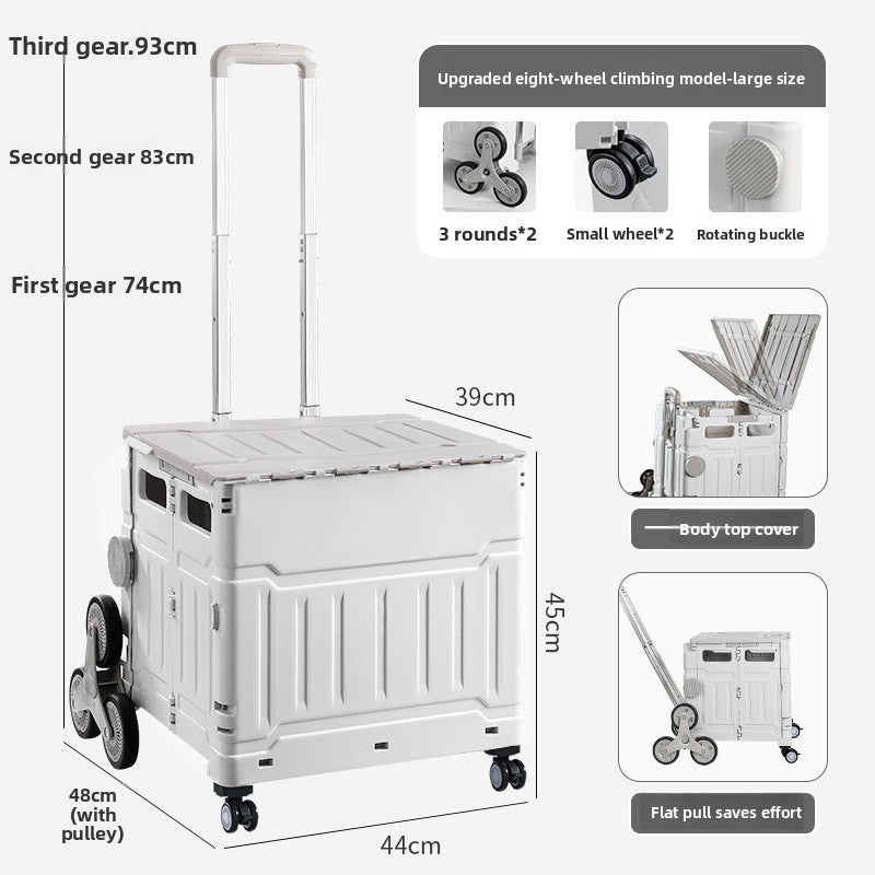 Foldable Portable Shopping Cart