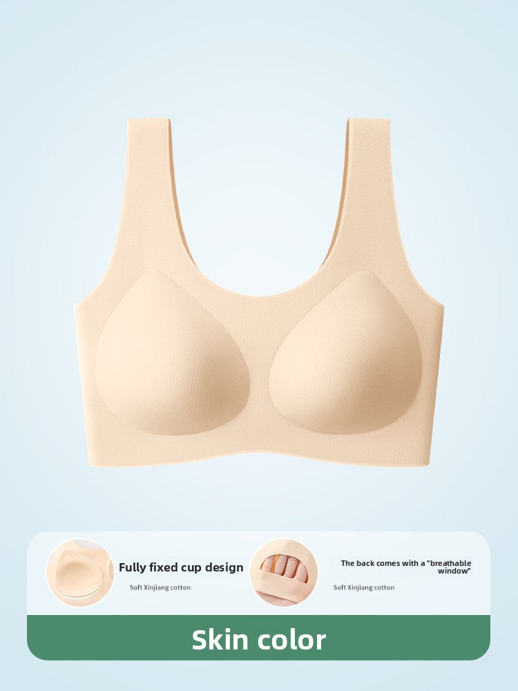 Seamless Shock-Proof Yoga Sports Bra for Large Breasts
