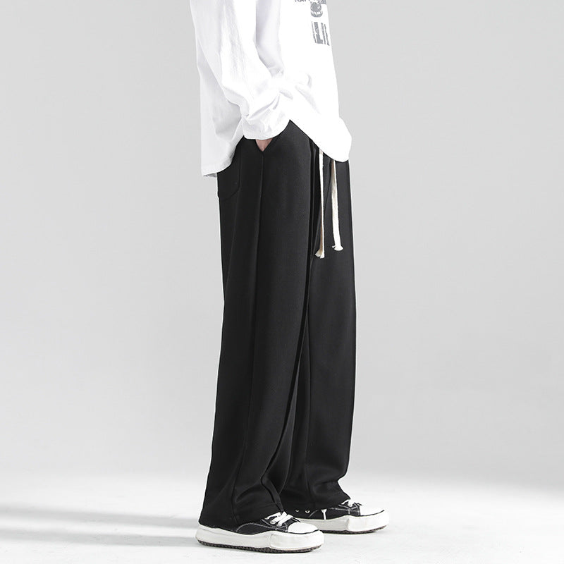 Men's loose wide-leg pants