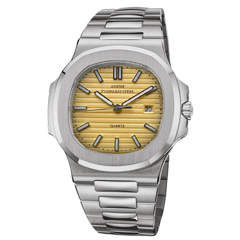 All-steel men's Nautilus watch
