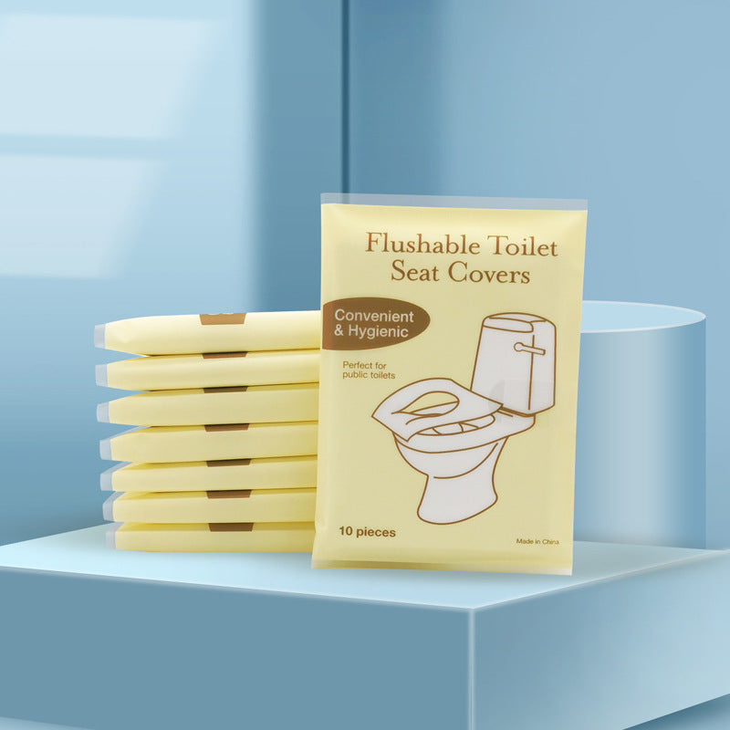 Disposable Soluble Toilet Seat Covers 10-Pack