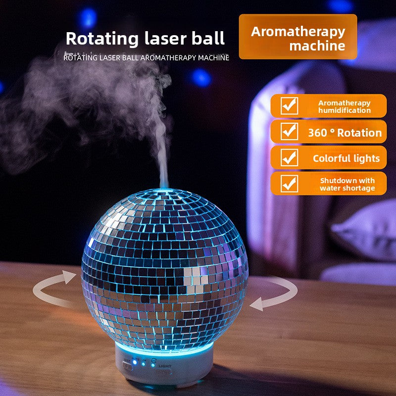 Rotary laser ball aroma diffuser