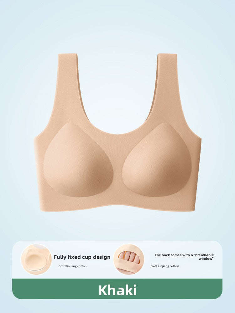 Seamless Shock-Proof Yoga Sports Bra for Large Breasts