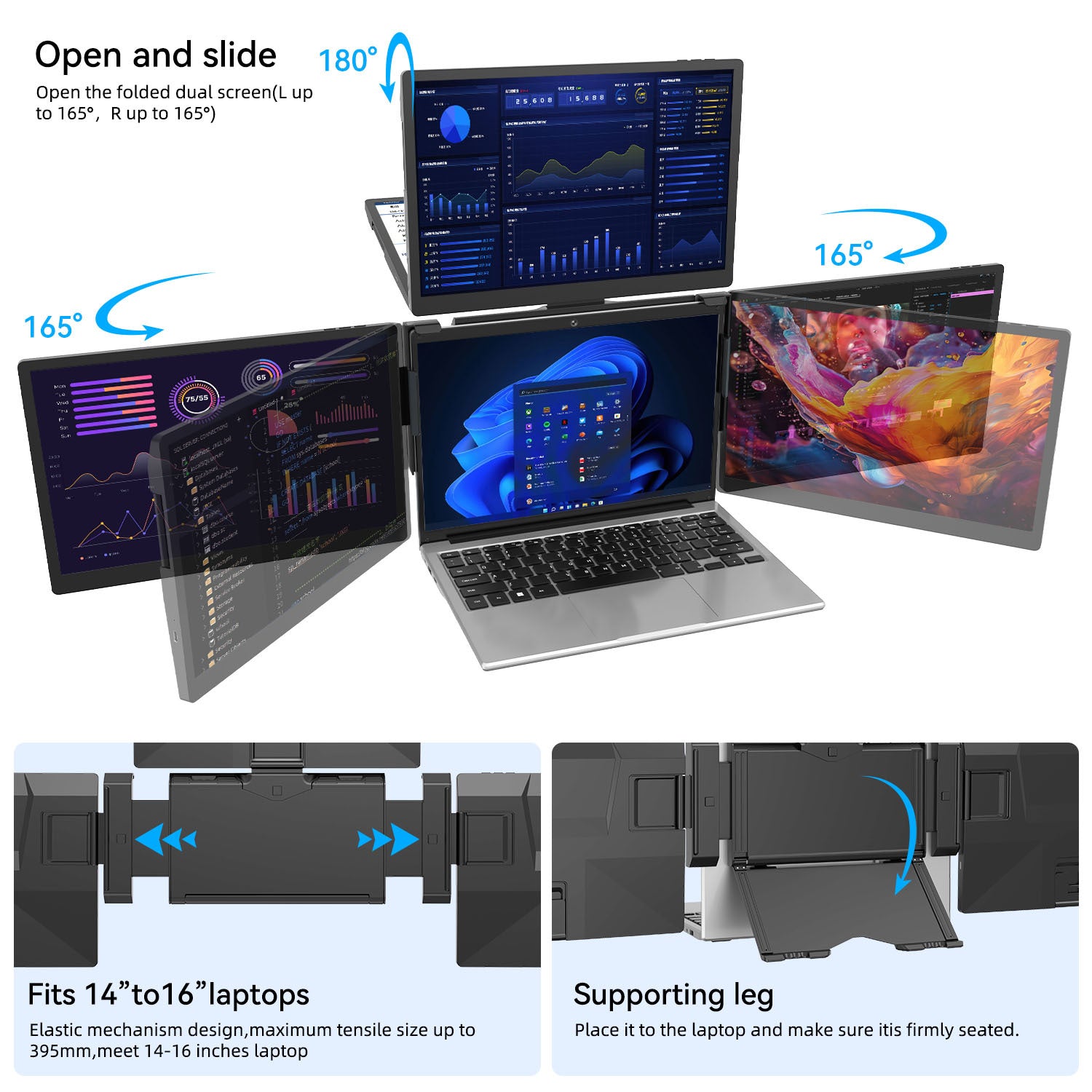 Laptop extended screen