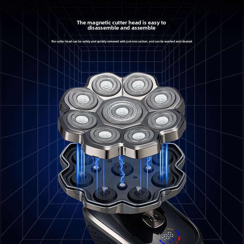 Digital electric shaver