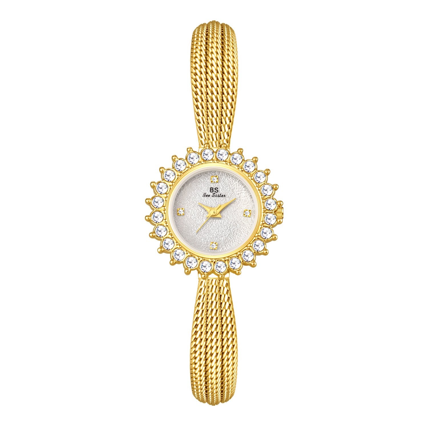 BS new hot watch factory direct middle ancient Du Sang flower diamond temperament wheat ear light luxury female FA1833