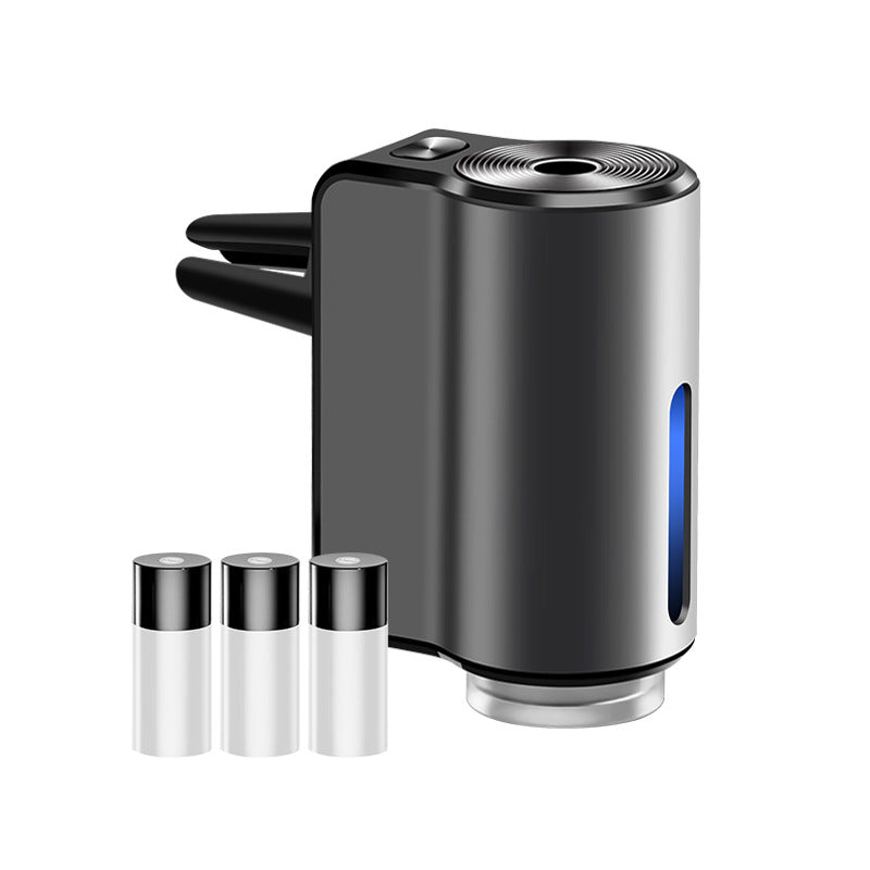 Aluminum Alloy Car Aroma Diffuser with Automatic Spray