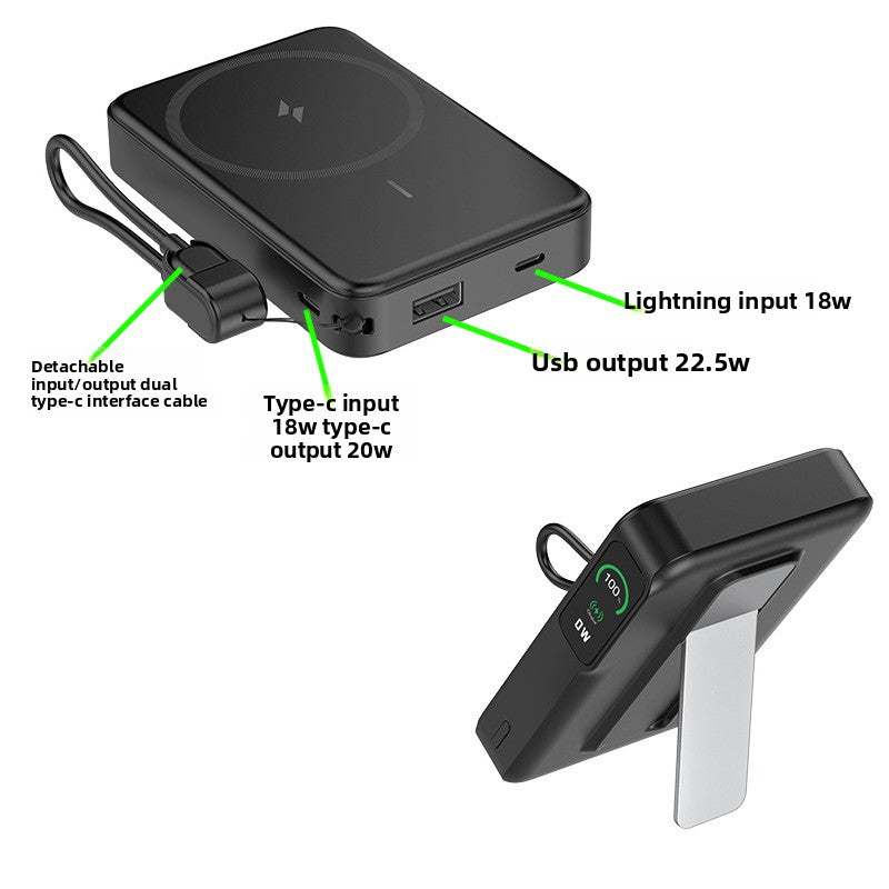 Magnetic wireless power bank