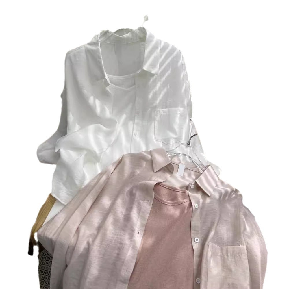 Ice silk sun-protective shirt