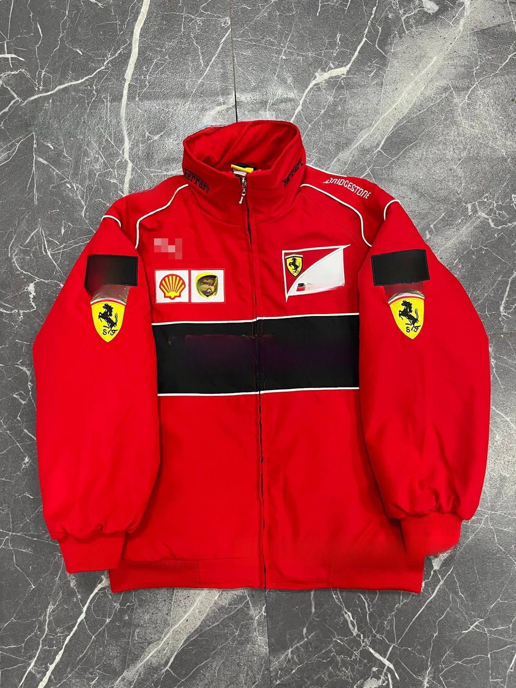 Embroidered racing jacket
