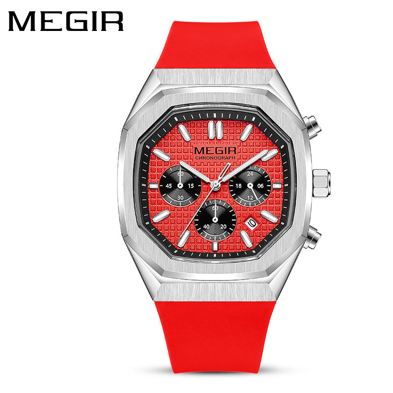 Men's Multifunctional Square Sports Watch