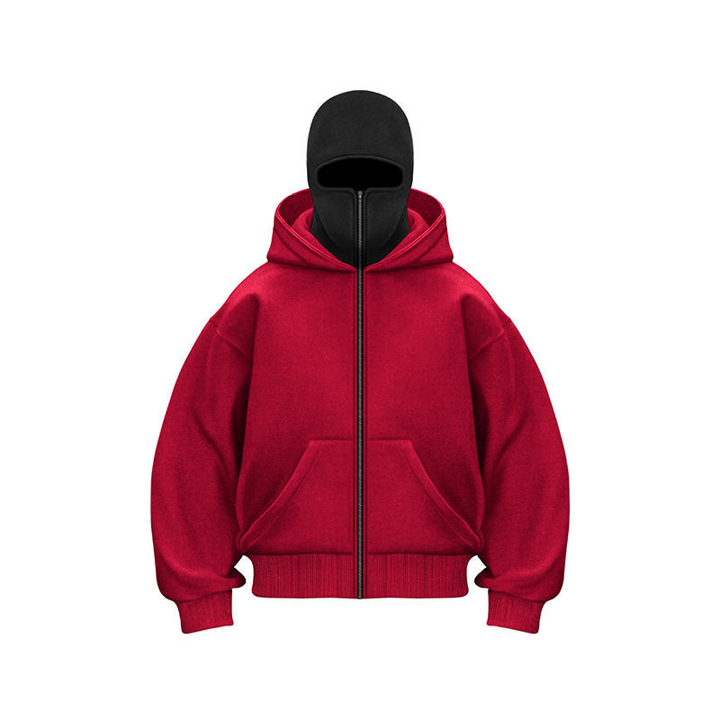 Loose Fit Fleece Hooded Sweatshirt