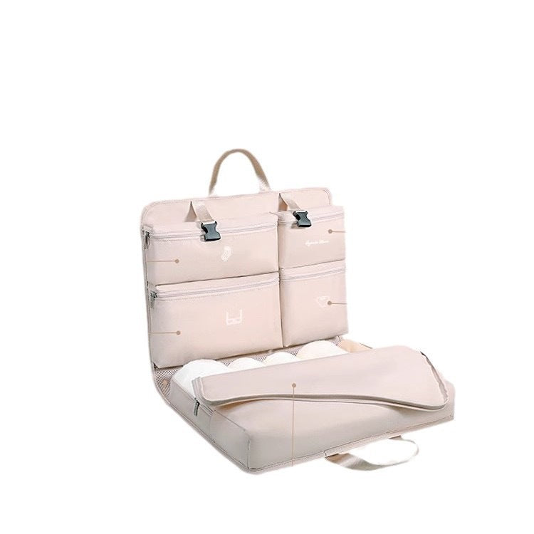 Portable Hanging Travel Storage Bag for Underwear and Toiletries