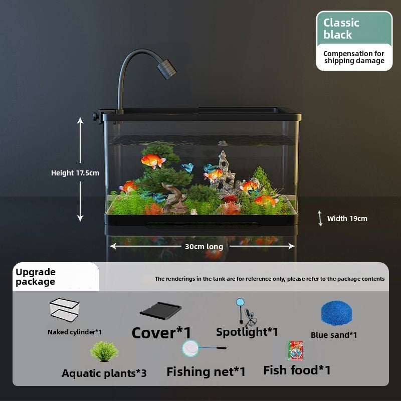 Desktop Fish Tank with Cover