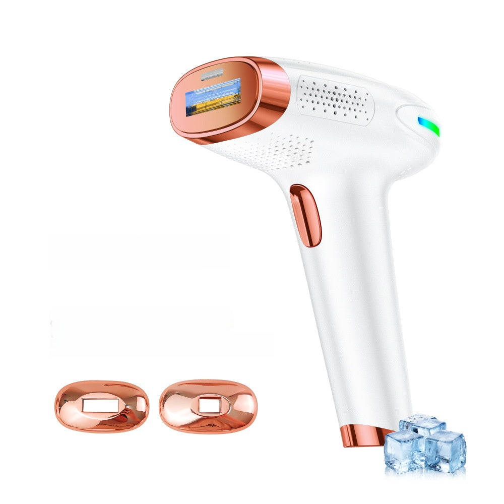 Home laser freezing point hair removal device