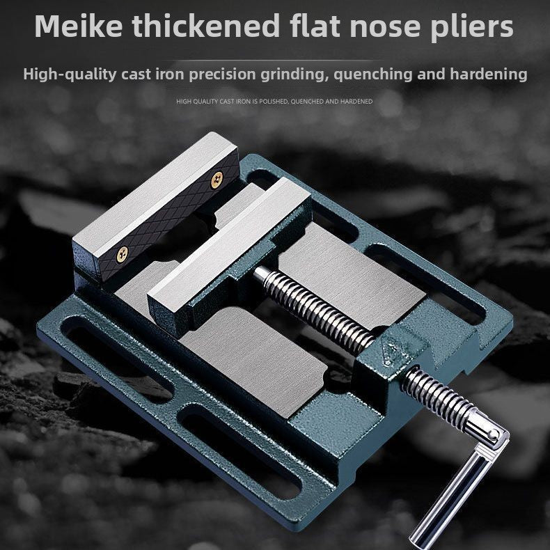 American-Style Flat-Nose Pliers, Small Bench Vise