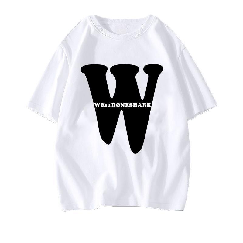 Men's and Women's Fashion Design Sense Printing Couple Summer Loose Top T-Shirt Women