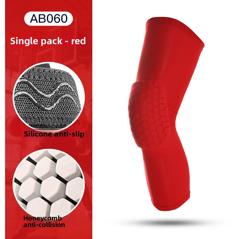 Breathable Honeycomb Sports Leg Guards for Running and Basketball