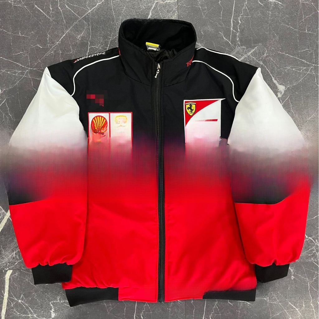 Embroidered racing jacket