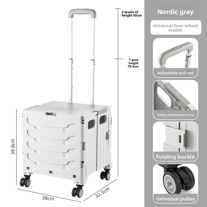 Foldable Portable Shopping Cart