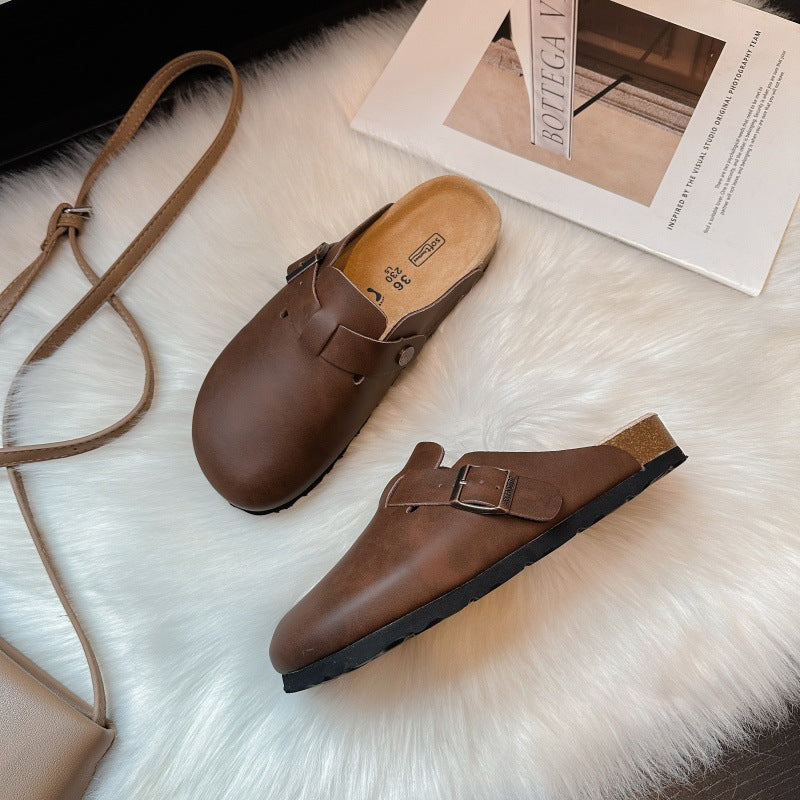 Platform slip-on shoes