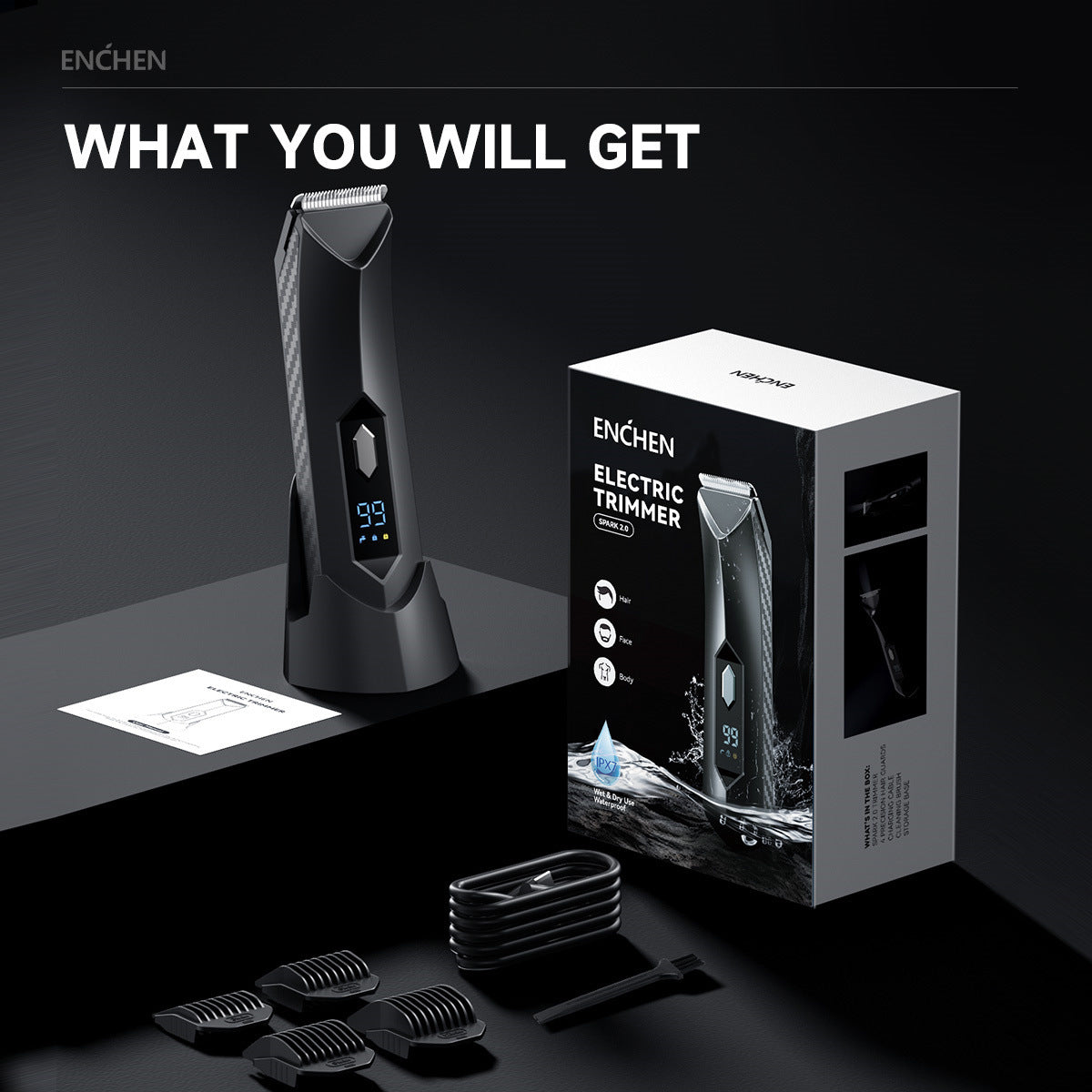 ECHEN Spark2ue Body and Hair Electric Shaver