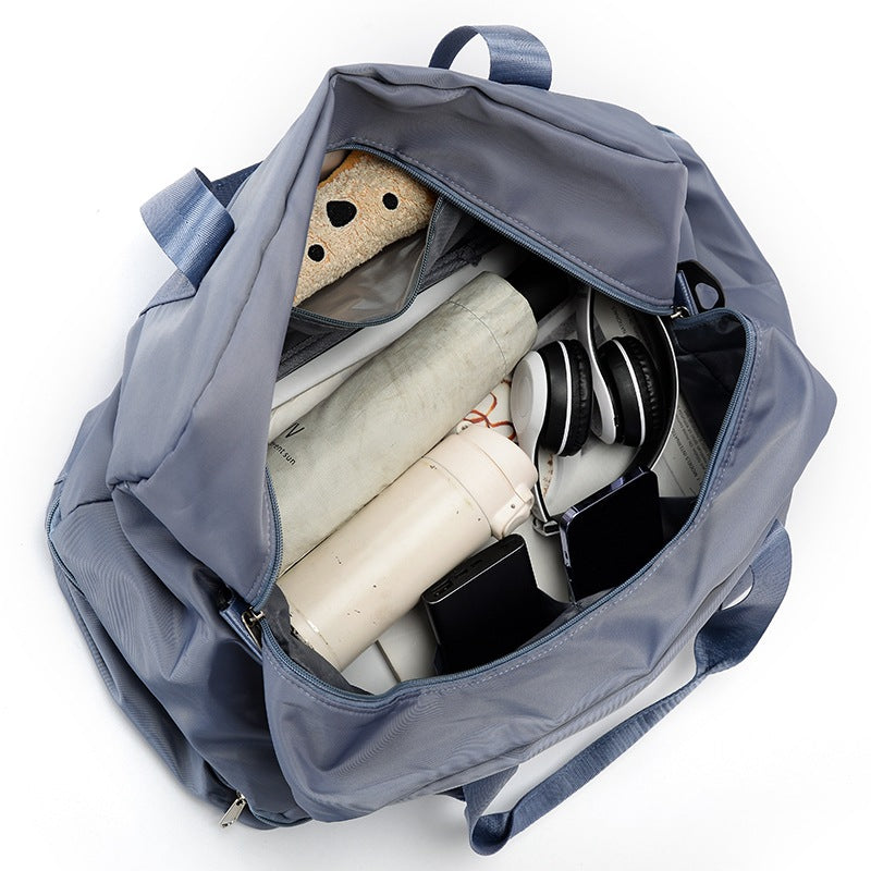 Large Waterproof Travel Tote ? Unisex Carry-On Bag for Short Trips