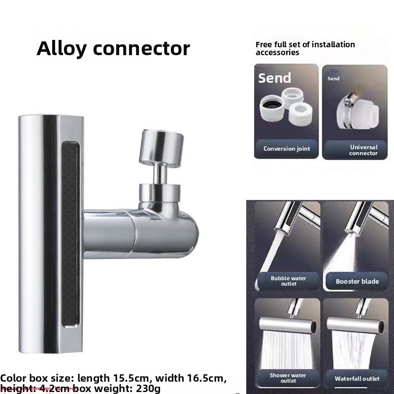 Kitchen faucet splash-proof device