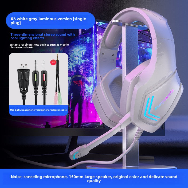 P3 Wireless Bluetooth Gaming Headset with LED Light