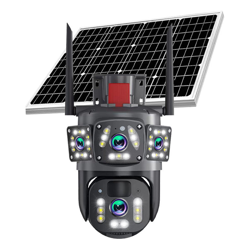 Solar-powered surveillance camera