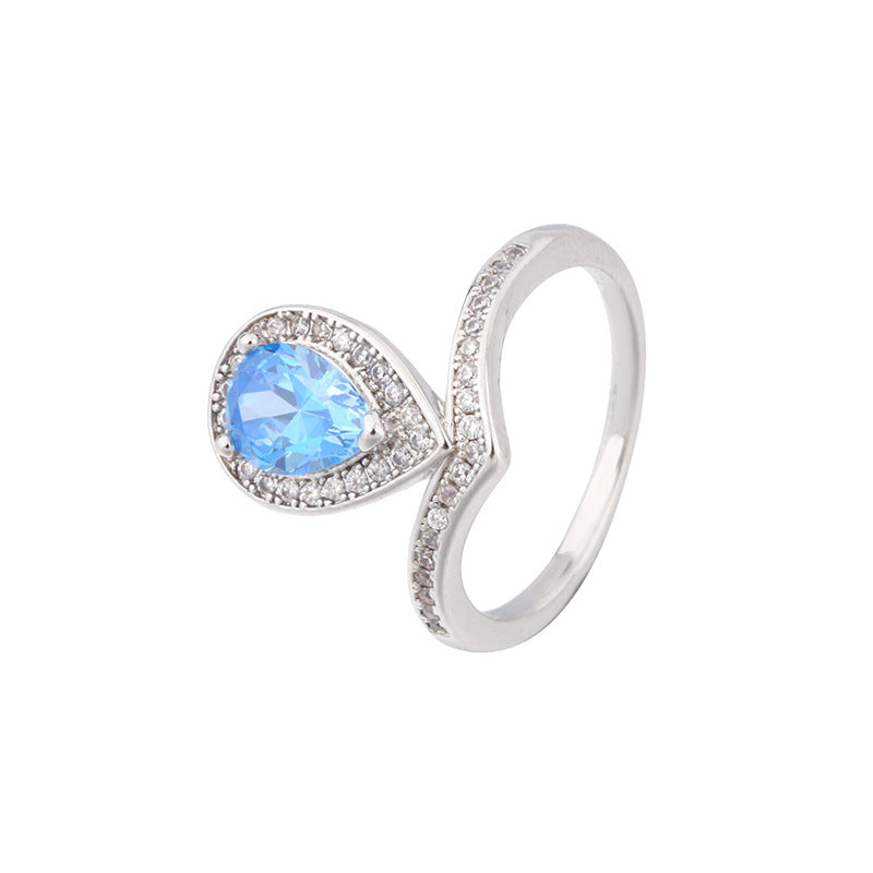 artificial diamond ring