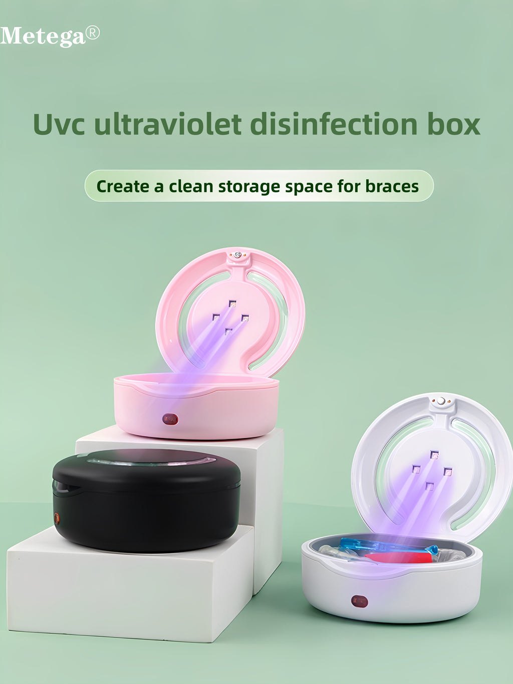 Ultraviolet toothbrush disinfection box